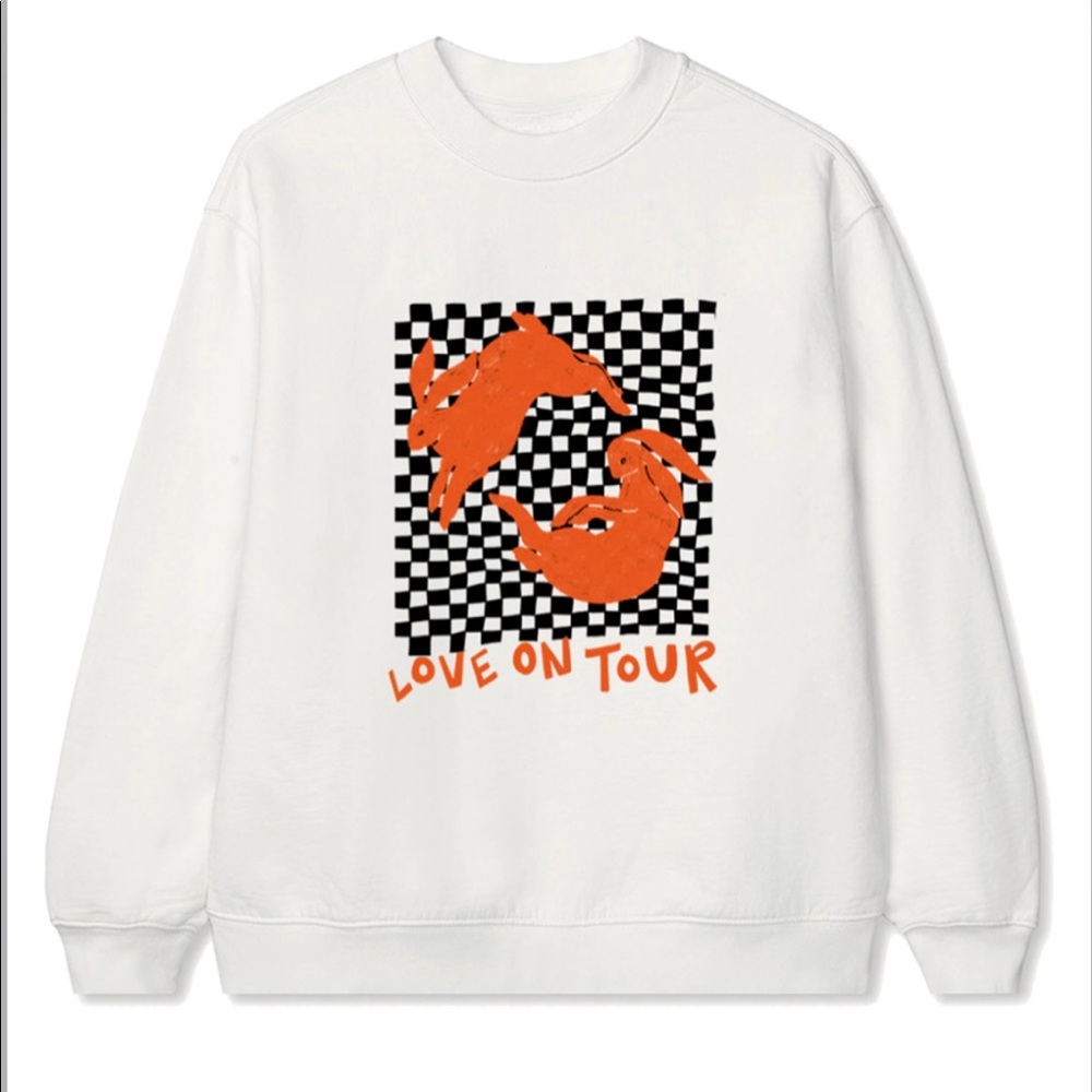 Love On Tour bunny sweatshirt